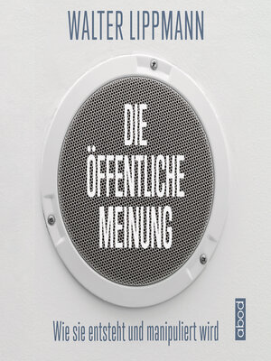 cover image of Die öffentliche Meinung